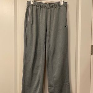 Gray fleece sweatpants size medium bootcut Nike